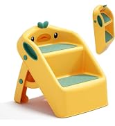U HOOME Foldable Toddler Step Stool for Kids Kitchen Bathroom Sink,Toilet Steps Potty Training St...