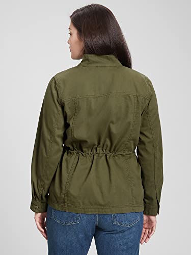 Gap Womens Utility Jacket Army Jacket Green V2 L #TOP3