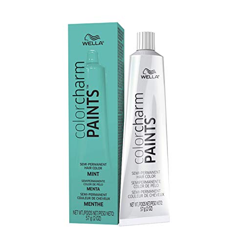 WELLA Color Charm Paints Semi-Permanent Hair Dye for Temporary Hair Color, Intermixable Shades, Mint