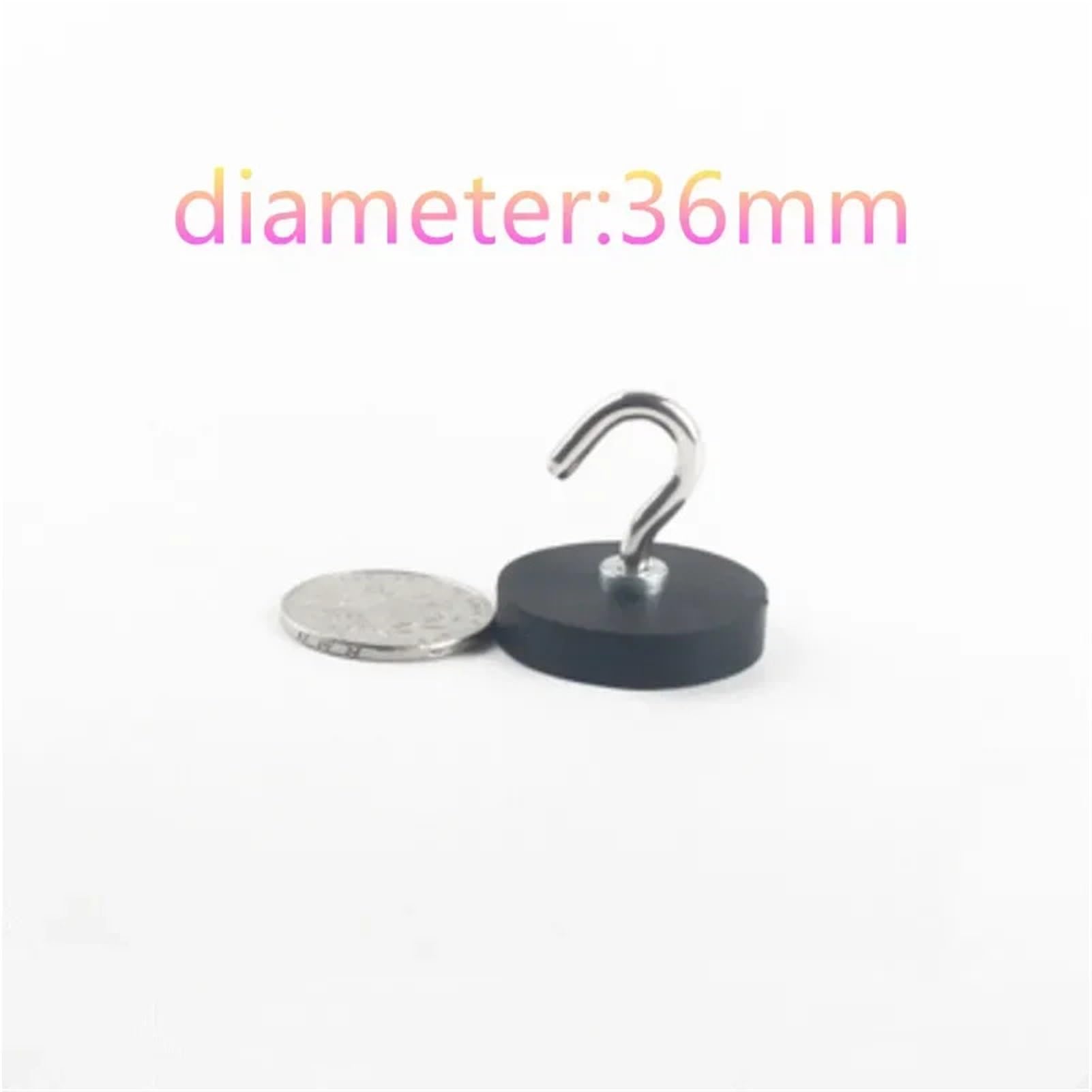 Juego de imanes superfuertes D22 D36 D43 D66 D88, Ganchos magnéticos de Goma, Gancho de Almacenamiento Multiusos, Ganchos de Cocina for el hogar, 1/5 Uds.(D88 5pcs)