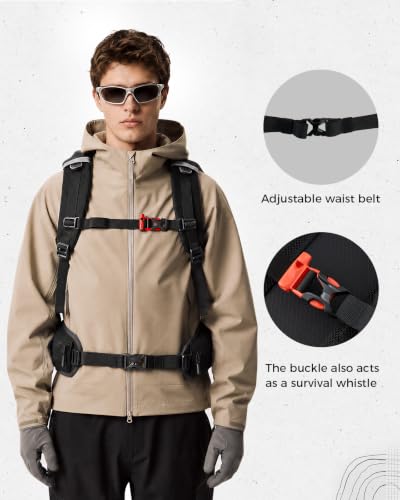AiryLeben 25L Hiking Backpack with Rain Cover