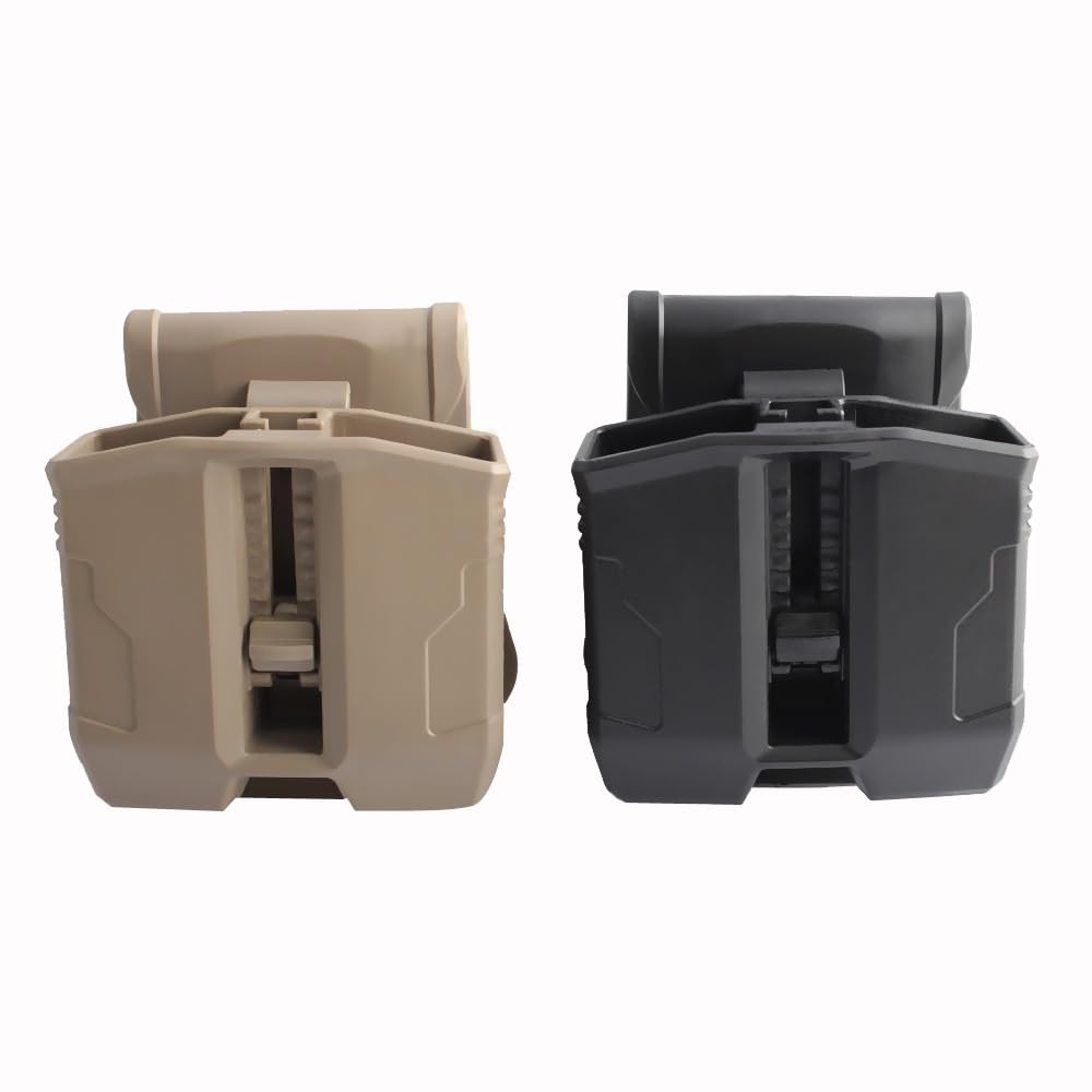 Portacargadores Táctica para Glock 9 mm Doble Cargador Funda de Cinturón PG-9