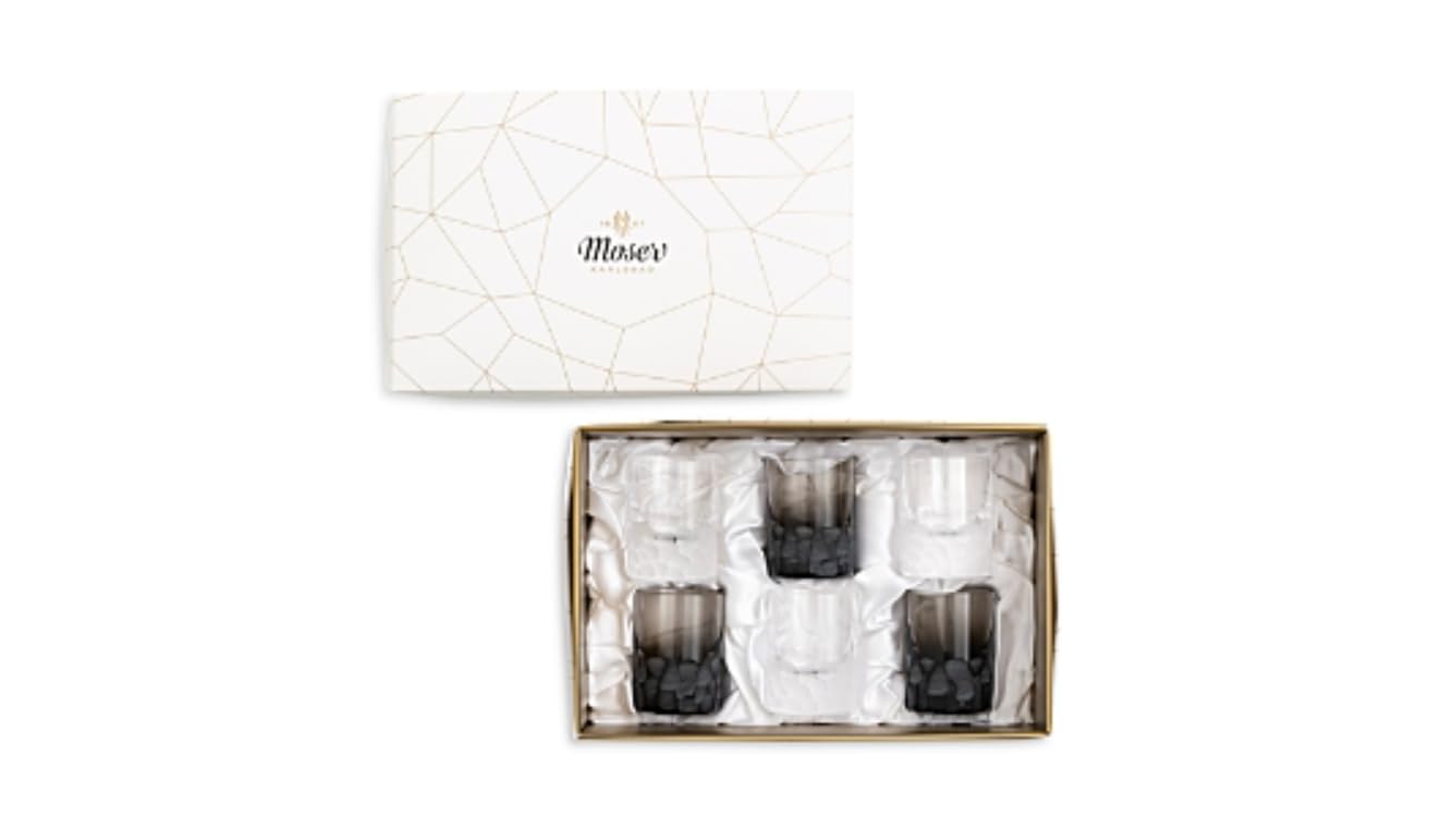 Moser Pebbles Shot Glasses, Set of 6-100% Exclusive