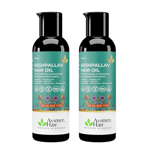 Avimee Herbal Keshpallav Hair Oil For Men & Women | Promotes Hair...