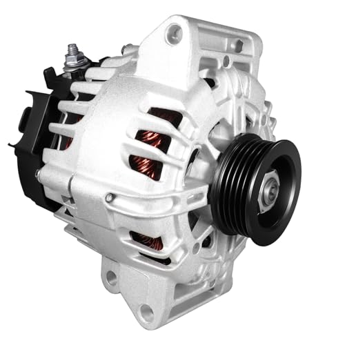 Image of 120Amp New Alternator Replacement for L4 2.4L Chevrolet Chevy Equinox 2010-2017, GMC Terrain 2010-2017, Buick Regal 2012 2015-2017 12V, 5-Groove Pulley, Replace# 13500315, 13588328, 11459N
