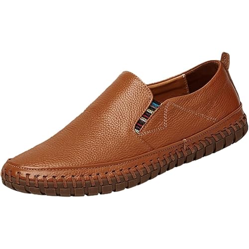 Men's Slip-On Loafers Casual Flat Walking Driving Shoes