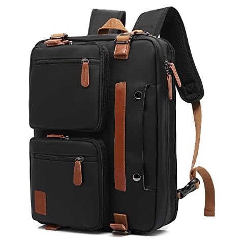 PS Le Periple 3 in 1 Computer Bag for Men, 17.3 Inch Laptop Backpack for Men, Work Bag for Men, Work Briefcase, Laptop Bag,Black Cover