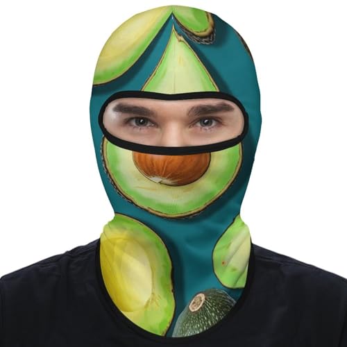 Balaclava de frutas tropicales frescas para hombres y mujeres, protección solar, transpirable, máscara completa para la cabeza para senderismo, ciclismo, running y conducción miniatura 1