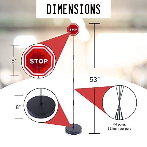 Andalus Brands AN-PARKINGASSISTSS Flashing Led Stop Sign Garage Parking Assistant System thumb #6