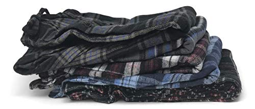 image for Andrew Scott Men's 100% Cotton Super Soft Flannel Plaid Pajama Pants- 