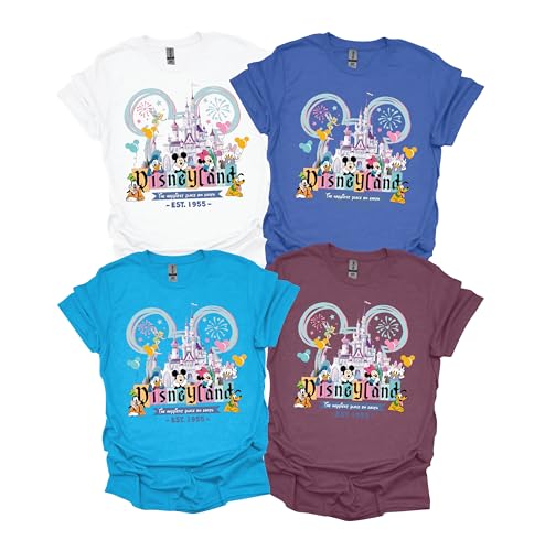 Mickey and Friends Est. 1955 Sweatshirtfor Men Women, Unisex Family Vacation T-shirt and Sweatshirt in Multiple Colors4