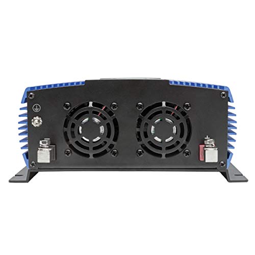 Tripp Lite 1500W Power Inverter, Medium-Duty Power Inverter with 2 AC 2 USB Outlets, 2.0A Battery Cables (Pinv1500)