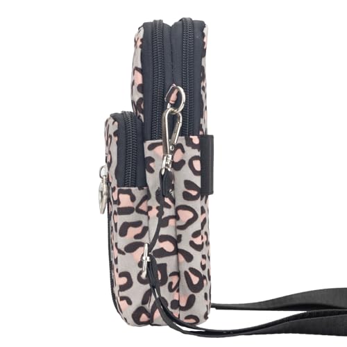 Image of JANKS Small Crossbody Bag for Women - Mini Phone Purses with Crossbody Strap and Wallet - Nylon Arm Bag