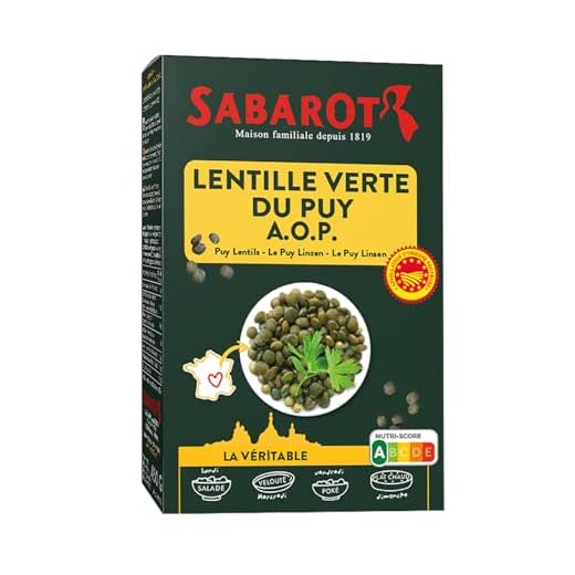 Sabarot - Lentilles vertes du Puy A.O.P. étui 450g