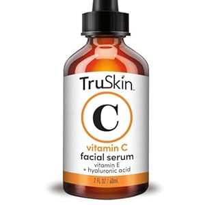 TruSkin Vitamin C Face Serum – Anti Aging Facial Serum with Vitamin C, Hyaluronic Acid, Vitamin E & More – Brightening Serum for Dark Spots, Even Skin Tone, Eye Area, Fine Lines & Wrinkles, 2 Fl Oz