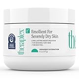 Theraplex Emollient - For Severely Dry Skin, No Parabens or Preservatives, Noncomedogenic, and Hypoallergenic, Gluten Free, Fragrance-Free, Dermatologist recommended (6 oz)