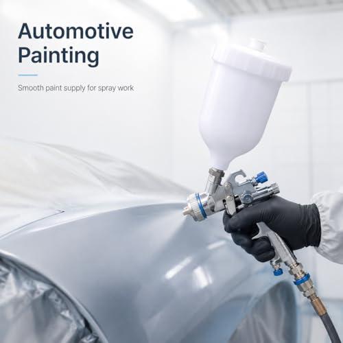Peinture HVLP godet 600ml de haute précision compatible Devilbiss - 8
