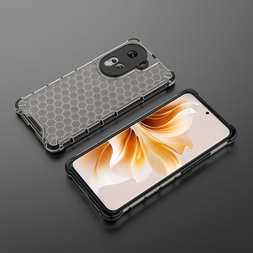 Image of Glasgow Back Case Cover Designed for [ Oppo Reno 11 5G / Reno11 5G ] (Stylish Look | Shock Proof) - Black