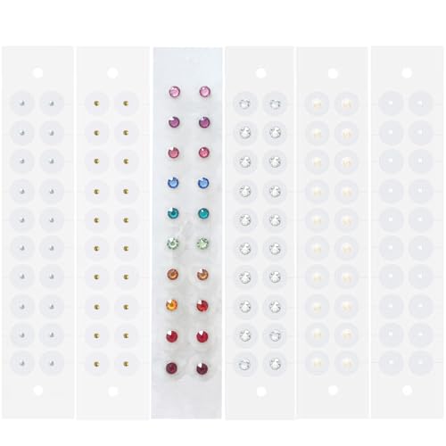 Ear Seeds Acupuncture Kit Crystal Ear Beads, Ear Seeds Acupuncture Point Massage Stickers Patches, Relaxation, Energy Flow and Excellent Durability to Support Your Beauty (Mix-120pcs)
