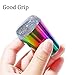 Tingbeauty Nail Stamper Colorful Handle Shining Silicone Stamper With Nail Scraper for Stamped Nail Art