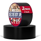 MOLYLY Butyl Sealant Tape 2' x 50', 2 Rolls Flashing Joist Tape for Decking, Butyl Tape for Deck Joists...