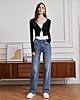 UPNET Womens High Waisted Jeans Stretchy Straight ... #5