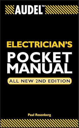 Audel Electrician's Pocket Manual, All New: 2 All New 2nd Edition book cover