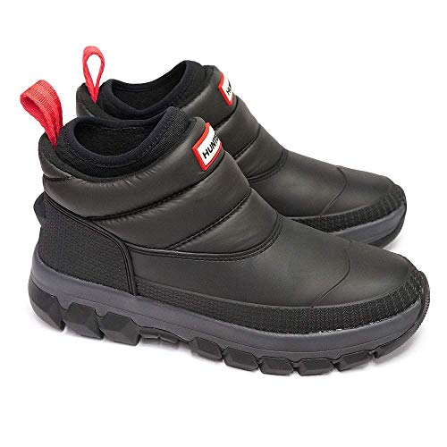 [ハンター] ブーツ レディース WFS2049WWU ウィメンズ オリジナル インシュレーテッド アンクル スノー ブーツ WOMENS ORIGINAL INSULATED SNOW ANKLE BOOT BLK（ブラック） UK4（23.0cm）