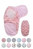 Top 10 Best Swaddle Miracle Blanket Reviews Comparison 14 WONDER MIRACLE Fluffy Swaddle Blanket for Newborn Baby Girl or boy, Soft Thick Cozy Warm Coral Fleece Fuzzy Sleeping Bag for Crib, Stroller, Travel, Outdoor (Pink Lucky Clover)