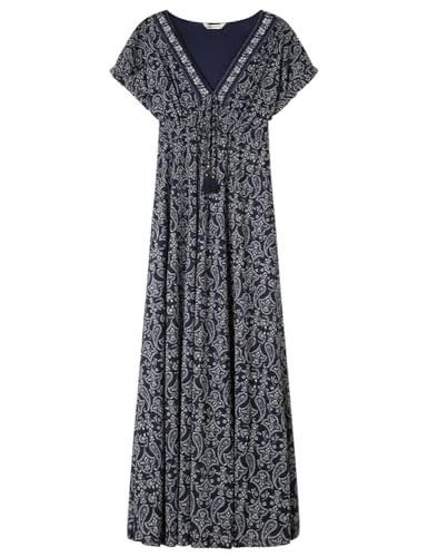 Springfield Nueva Camisa De Estructura con Bordado De Árboles, Azul, L