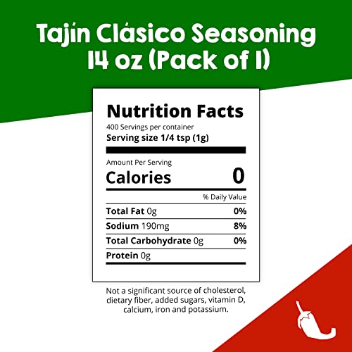Tajín Clásico Chile Lime Seasoning 14 Oz (Pack Of 1) #TOP1