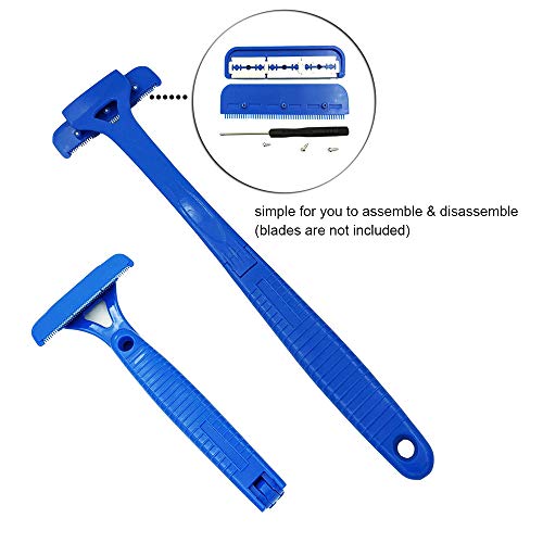 Andoer Máquina de barbear costas para homens Ferramenta de remoção de aparador de cabelo de barbear