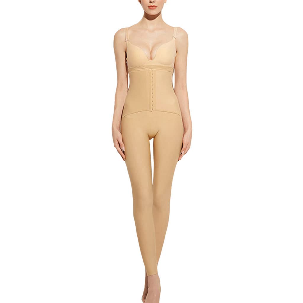 Shapewear per Le Donne Shaper per Il Controllo della Pancia Copertura della Coscia e della Schiena Busto Body Sollevatore di Testa a Busto Aperto