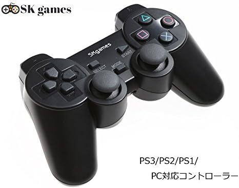 Amazon Sk Games Ps3 Ps2 Ps1 Pc対応 万能ワイヤレスコントローラー コントローラー ハンドル ジョイスティック