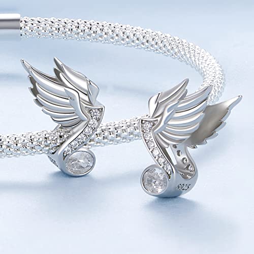 Cuerda de Plata de Ley 925 para pulseras con abalorios de música selecta 3
