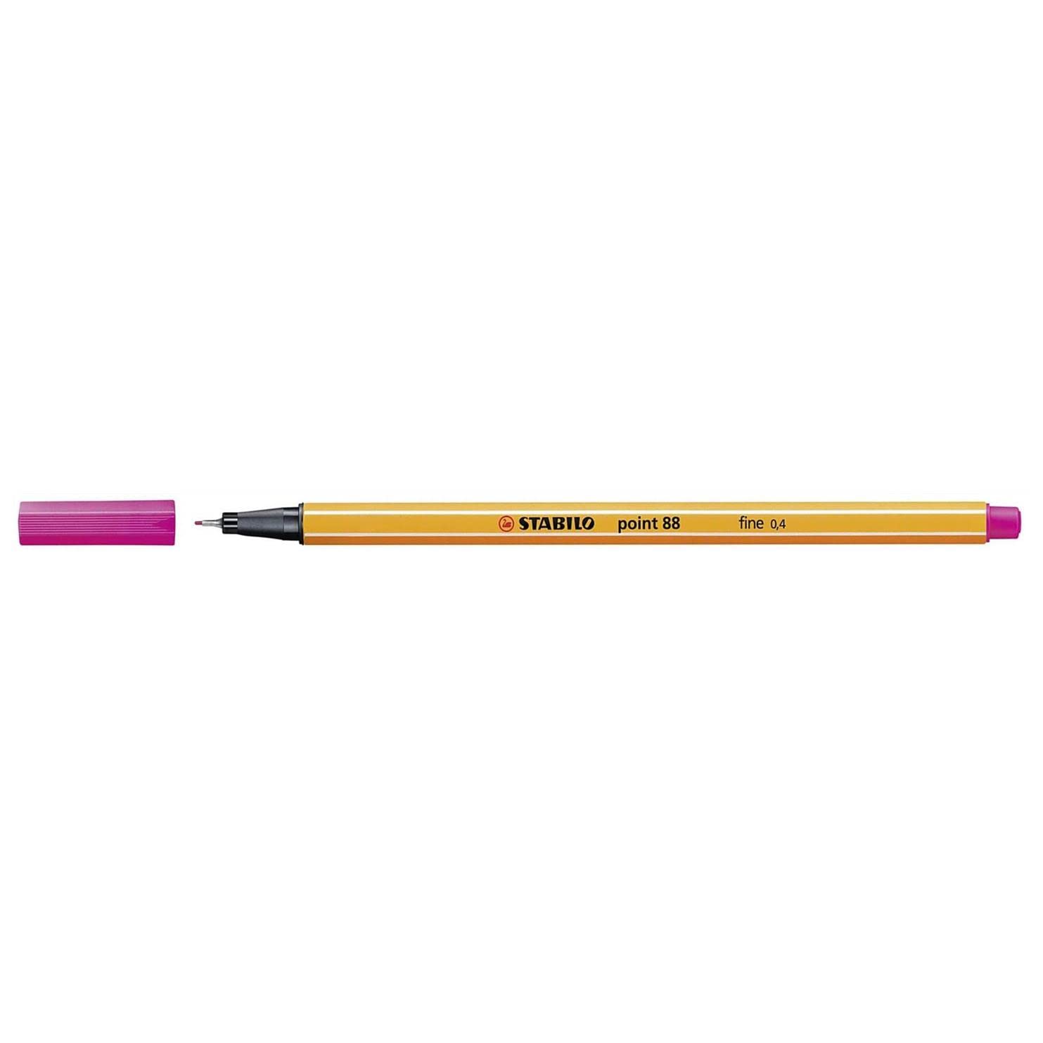 STABILO Penna 88 Set Da 6 – Punta 0.4 Mm, Colore Viola, Ideale Per Disegno Tecnico - 3