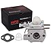 HIPA Carburetor with Primer Bulb for Troy-Bilt TB80EC TB32EC YM21CS TB21EC TB22EC TB2040XP Trimmer # WT-973