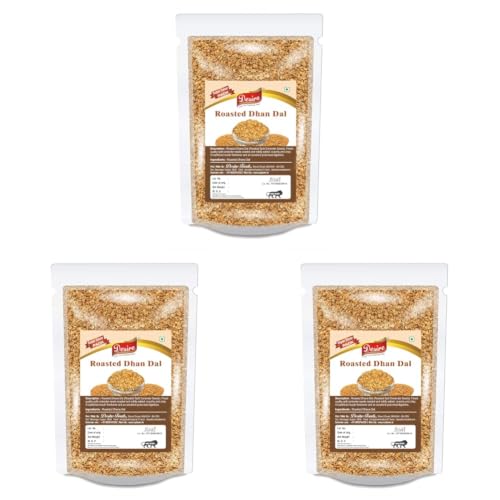Image of Desire Roasted Dhana Dal (Roasted Split Coriander Seeds) 200 Gram (Pack of 3)