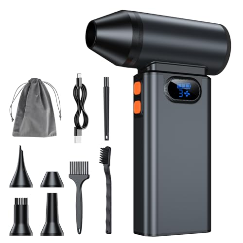 Kussla Electric Air Duster, Turbo Fan-125000RPM Super Power...