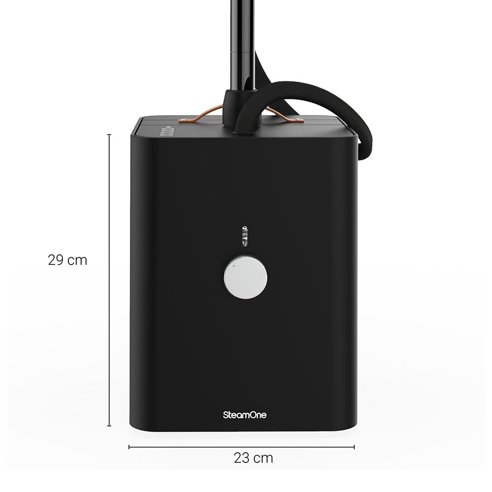 SteamOne SteamCube Steamer żelazko Pro czarne 2900 W - 10 bar | SteamCube profesjonalny parowiec, 2900 W, 10 bar, 125 g/min, pionowy i poziomy, zbiornik 2,5 l, 90 min, EUST01
