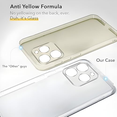 Image of Lifetime Anti-Yellow Clear Back Cover Case for Realme 15T (Sleek Crystal Hard Back | Shockproof Protection with Camera Protection)