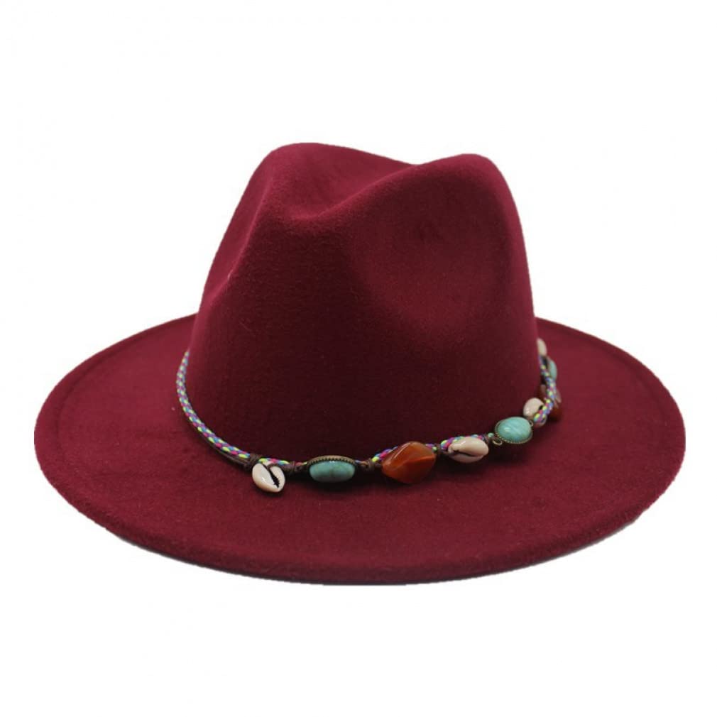 Cappello Fedora da Donna con Fiocco in Nappa Cappellino Elegante da Donna Autunno Inverno
