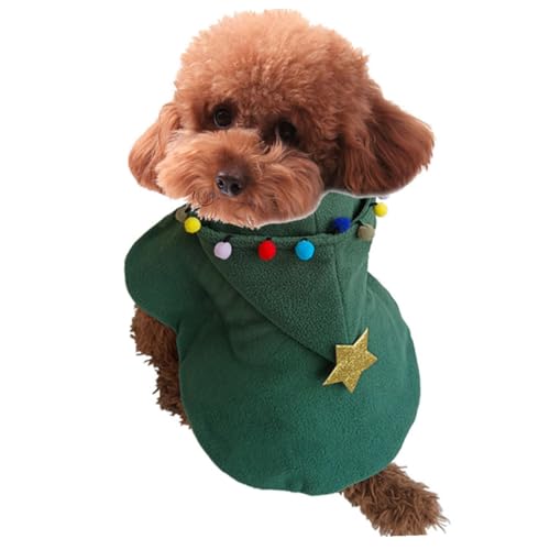 Capa Navideña para Perro Mobestech Disfraz Cómodo M miniatura 5