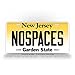 SignsAndTagsOnline Custom New Jersey License Plate Any Text Personalized NJ Metal Auto Tag Aluminum Garden State
