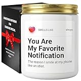 Funny Scented Candle, Valentine's Day Gifts, Long Distance Present, Anniversary Couple Candle Gifts for Him Her Boyfriend Girlfriend - Sweet Relationship Candle, Unique Present for Wife Husband Fiance