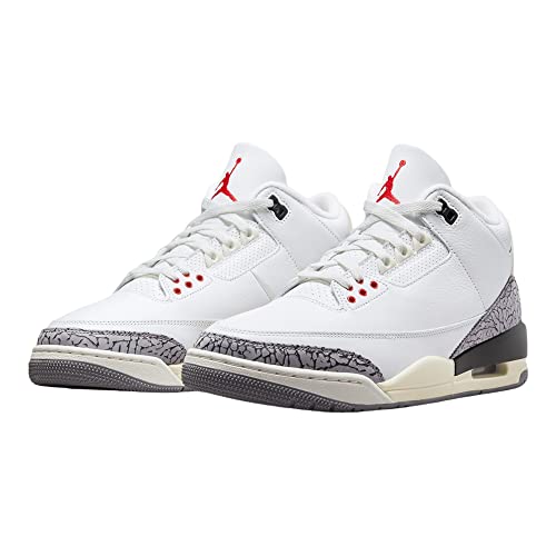 Nike Jordan Mens Air 3 Retro White Cement Reimagined DN3707-100 9.53