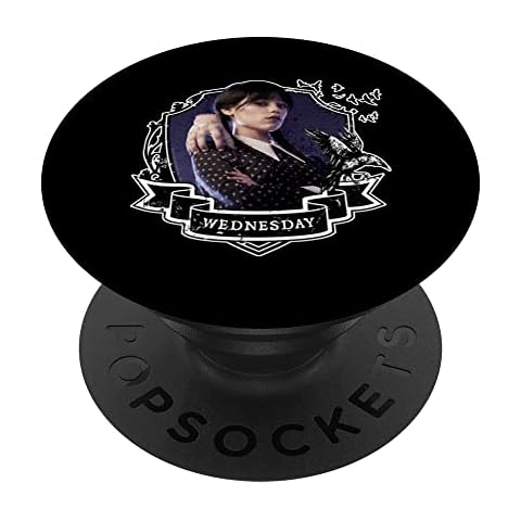Wednesday Nevermore Frame Wednesday PopSockets Swappable PopGrip Cover