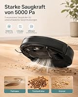 Vexilar W8 Saugroboter mit Wischfunktion, 5000 Pa Saugkraft – Ansicht 2