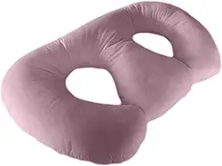 Almofada De Amamentação Bebe Gêmeos Happy Line (Rosa)