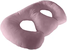 Almofada De Amamentação Bebe Gêmeos Happy Line (Rosa)